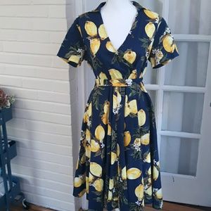 Retro 50's Style Lemon Dress